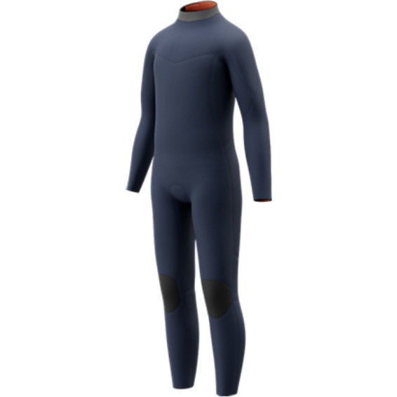 2026 Mystic Kids Star 3/2mm Back Zip Wetsuit 35000.260051 - Navy / Orange